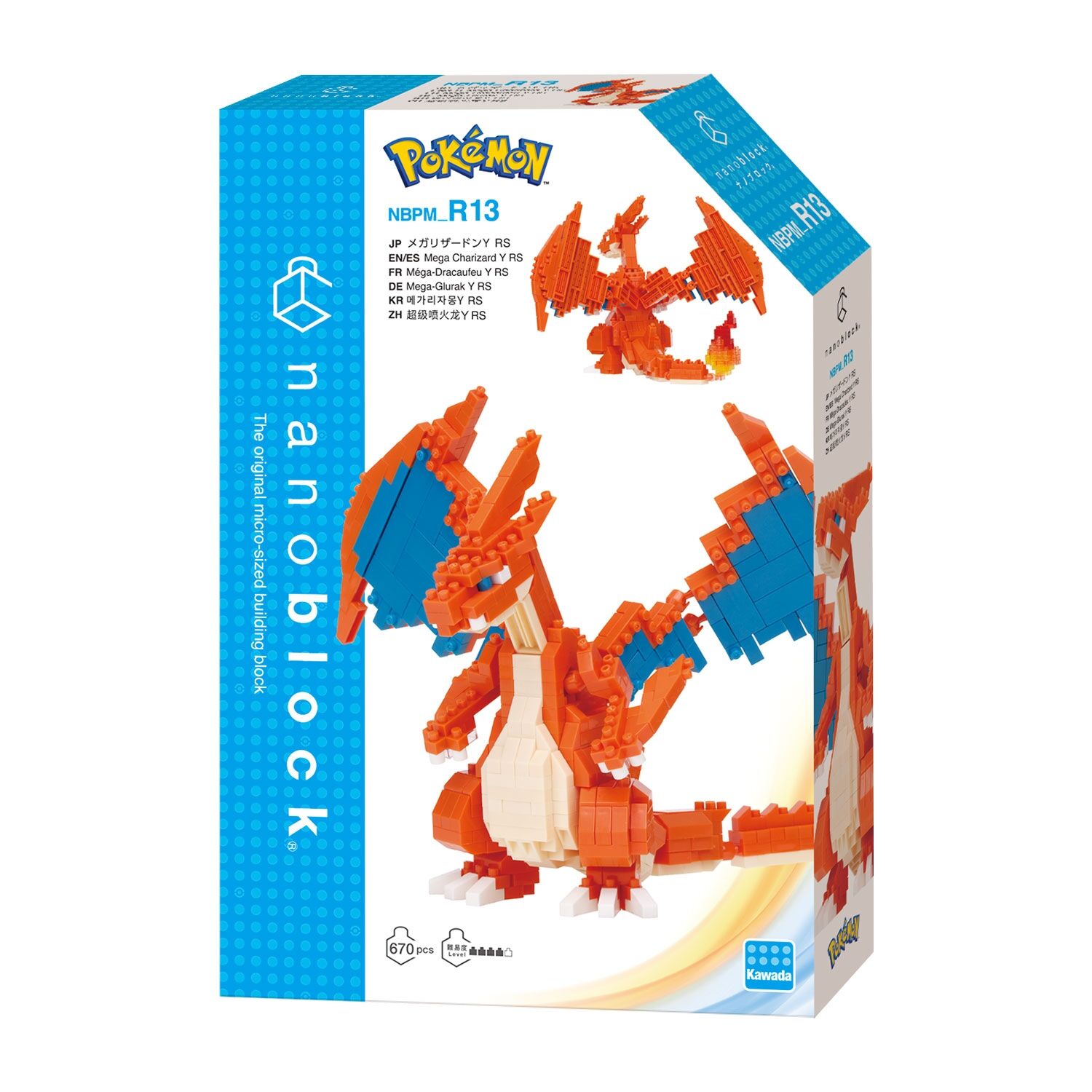 Pokémon Nanoblock Mega Charizard Y RS Pokémon Nanoblock Mega Charizard Y RS