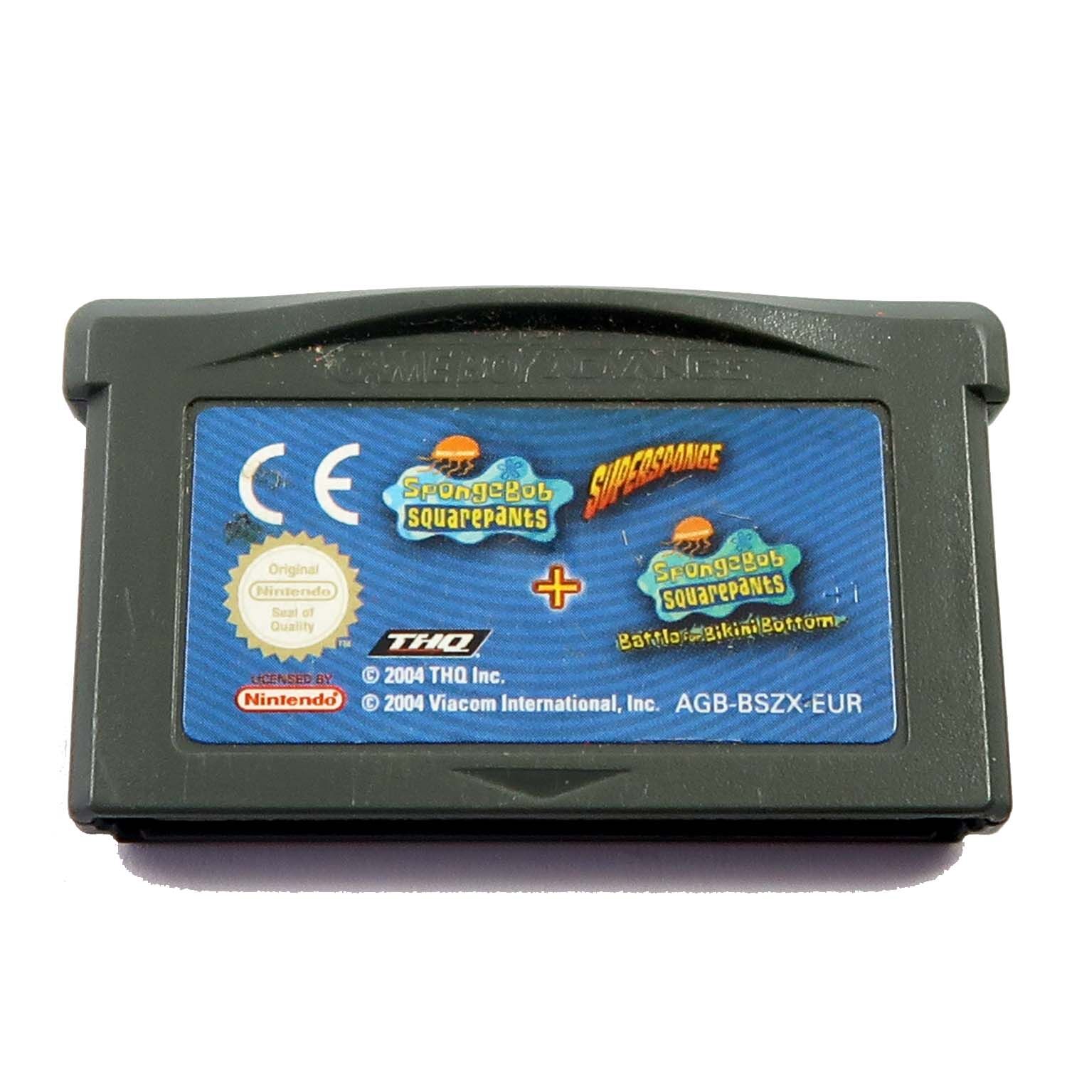 Spongebob 2 in 1 Game - GBA