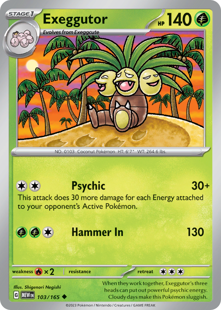 Exeggutor - 103/207 - EN