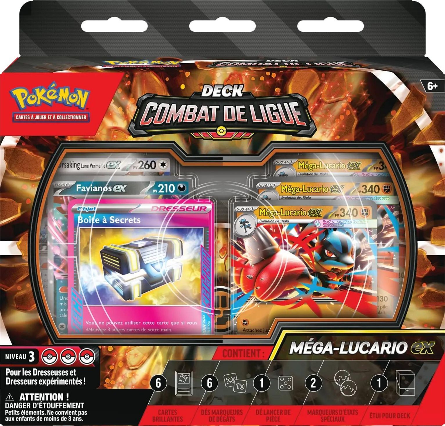 Pokémon JCC: Deck Combat De Ligue Méga-Lucario ex - FR