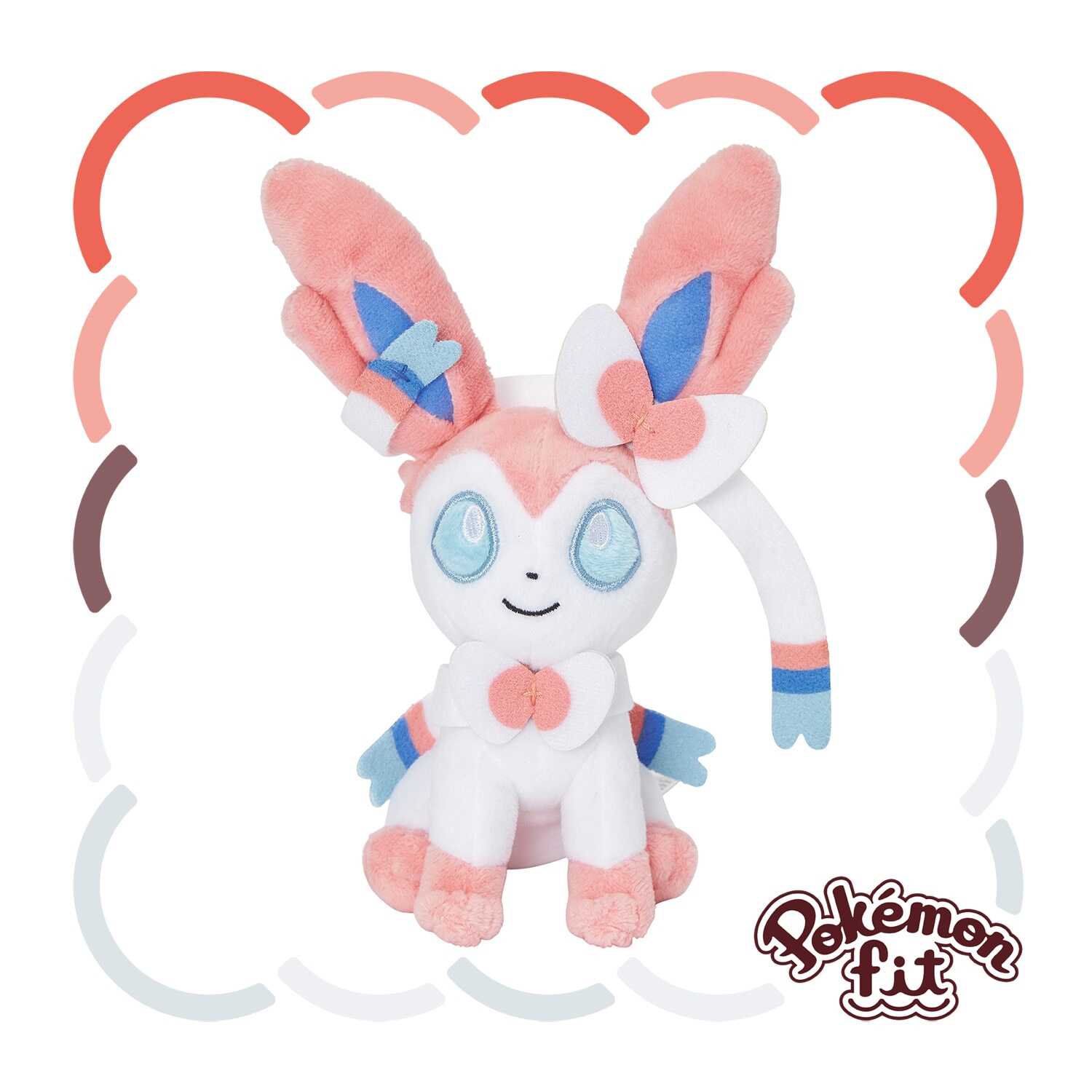 Sylveon Sitting Cuties Plush - 18.5 cm