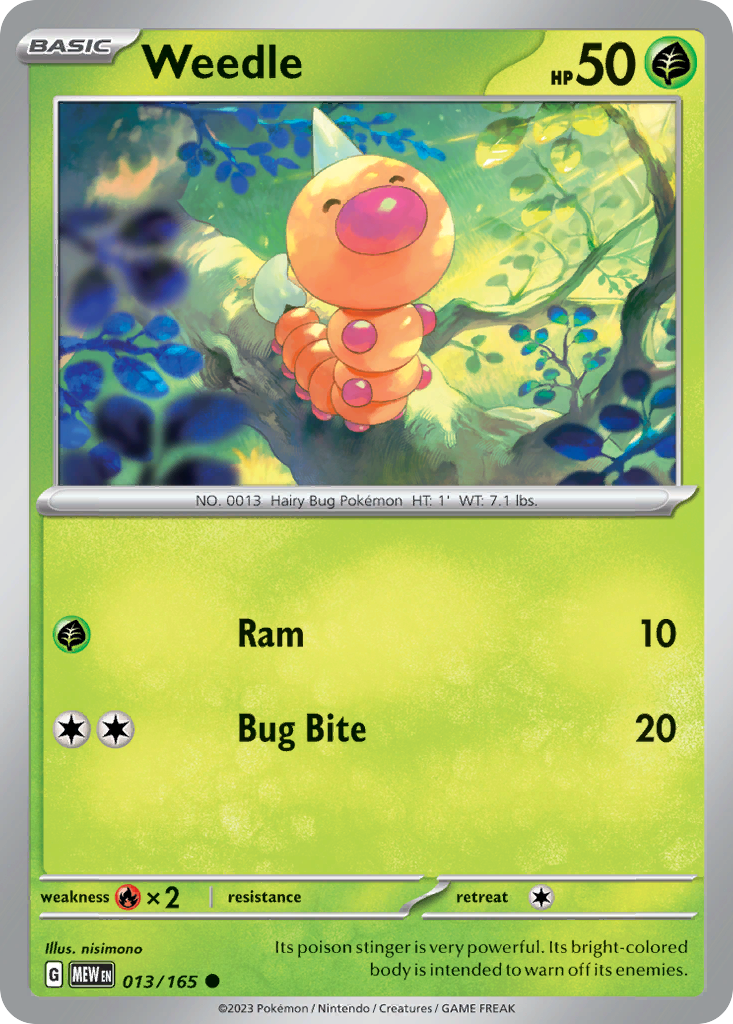 Weedle - 013/207 - EN Weedle - 013/207 - EN