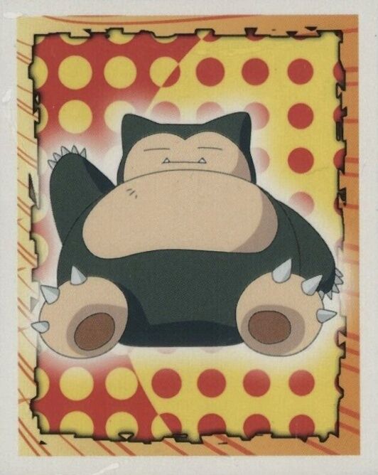 Snorlax - 143 - Merlin Sticker Series 1