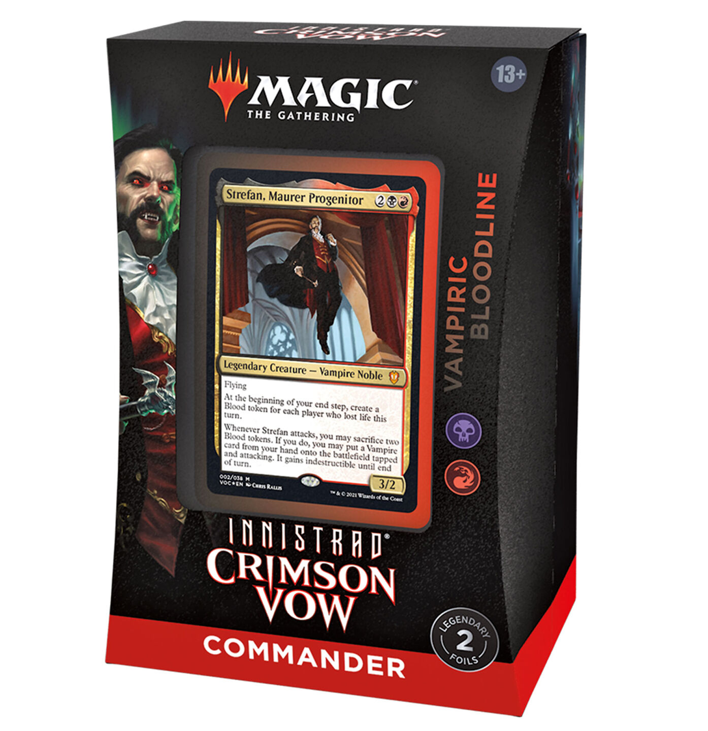 Innistrad: Crimson Vow Commander Decks Vampiric Bloodline - Magic the Gathering - EN Innistrad: Crimson Vow Commander Decks Vampiric Bloodline - Magic the Gathering - EN