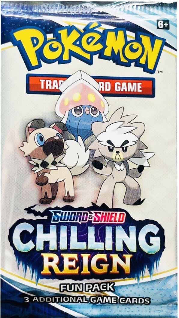 Pokémon Sword & Shield Chilling Reign Fun Pack Booster - EN Pokémon Sword & Shield Chilling Reign Fun Pack Booster - EN