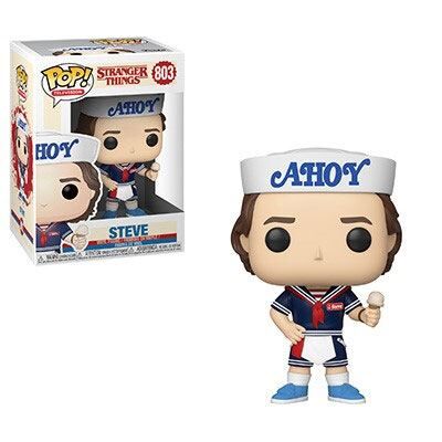 Stranger Things POP! TV Vinyl Figur Steve with Hat and Ice Cream 9 cm Stranger Things POP! TV Vinyl Figur Steve with Hat and Ice Cream 9 cm