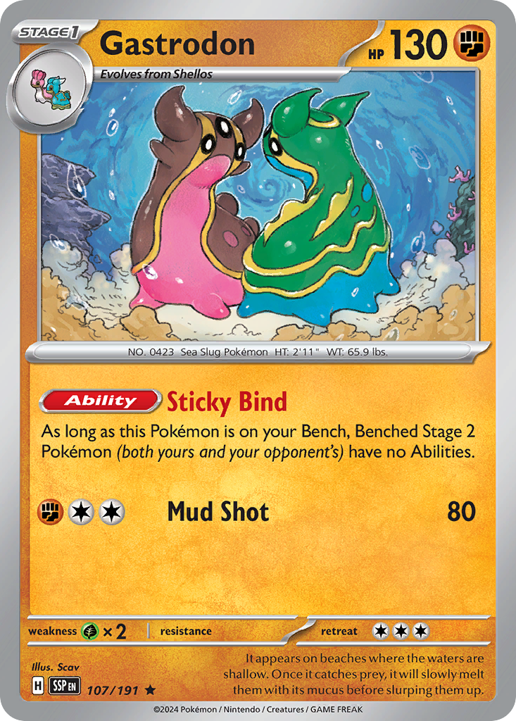 Gastrodon - 107/191 - EN Gastrodon - 107/191 - EN