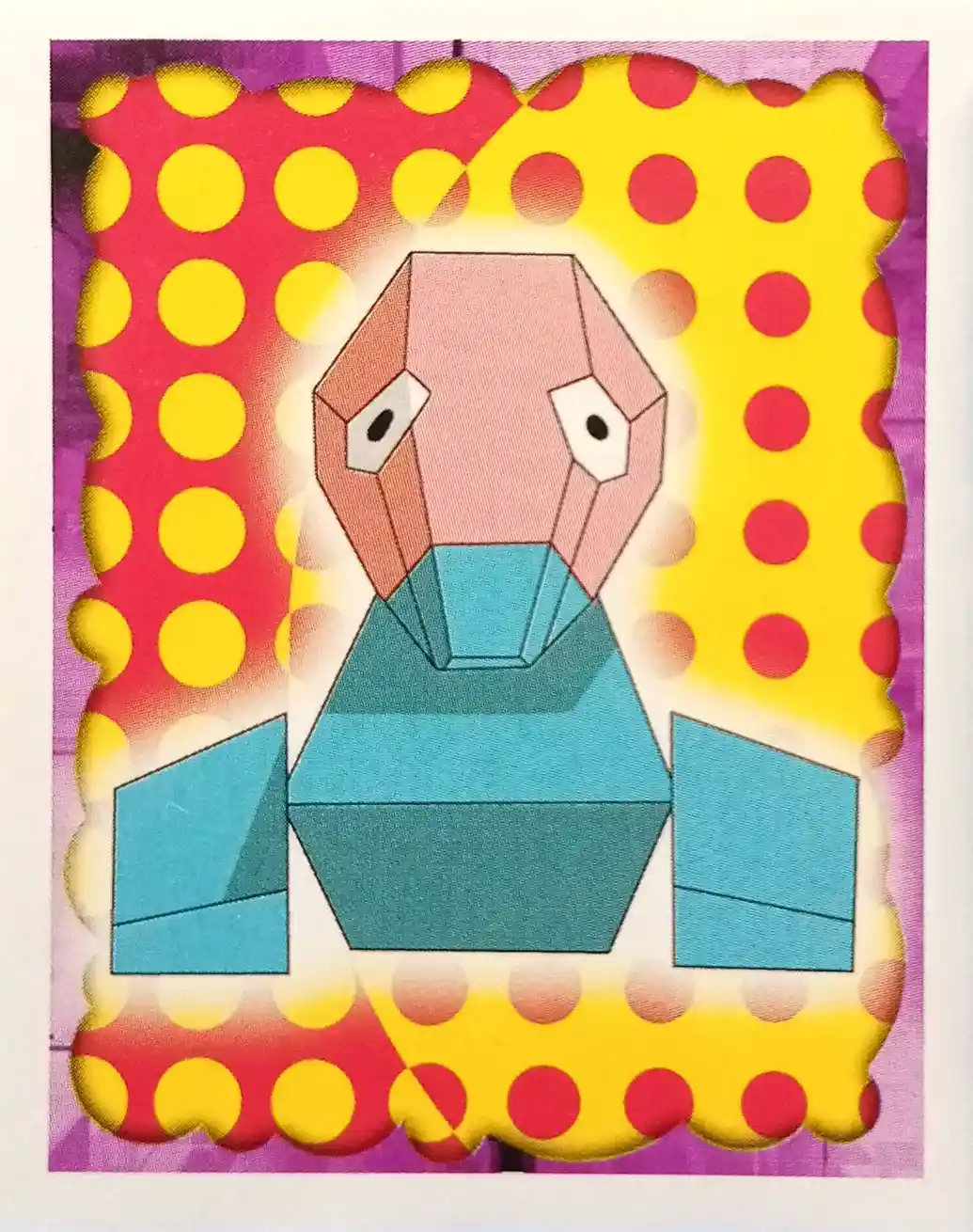 Porygon - 137 - Merlin Sticker Series 1