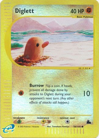 Diglett - 50/144 - Reverse Holo - EN