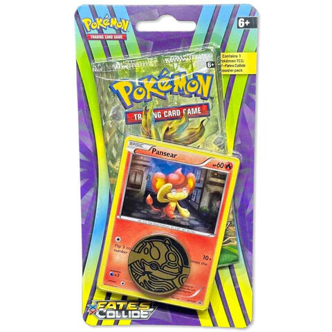 Pokémon XY Fates Collide: Pansear Checklane Blister - EN Pokémon XY Fates Collide: Pansear Checklane Blister - EN