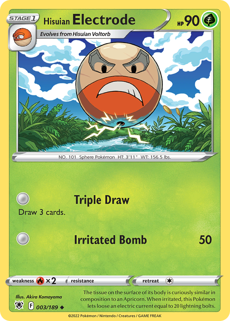 Hisuian Electrode - 003/189 - EN Hisuian Electrode - 003/189 - EN