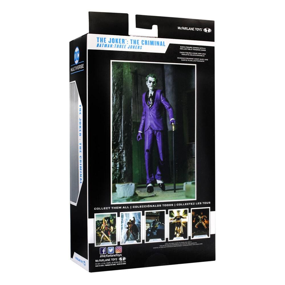 DC Multiverse Actionfigur The Joker: The Criminal 18 cm