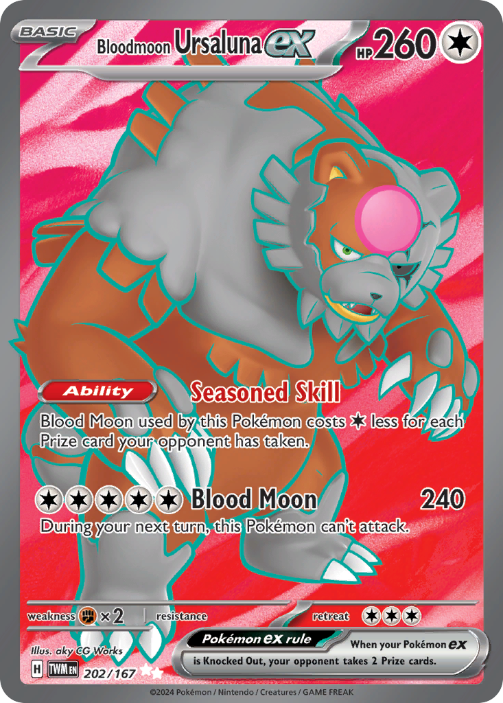 Bloodmoon Ursaluna ex - 202/167 - EN Bloodmoon Ursaluna ex - 202/167 - EN