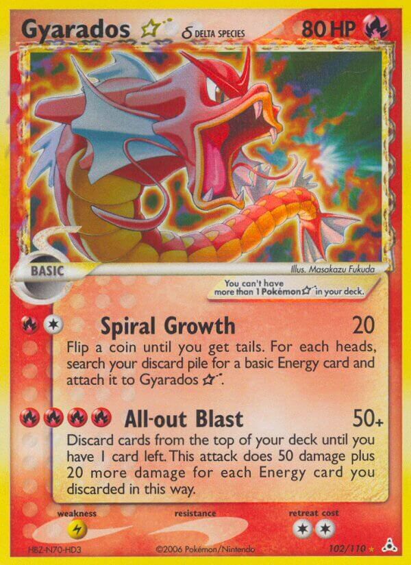 Gyarados Star - 102/110 - EN Gyarados Star - 102/110 - EN