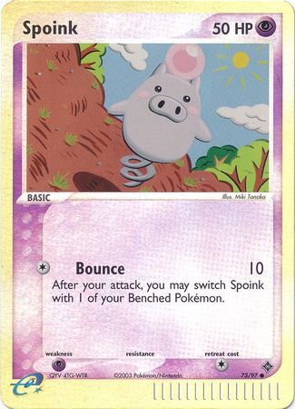 Spoink - 73/97 - Reverse Holo - EN Spoink - 73/97 - Reverse Holo - EN