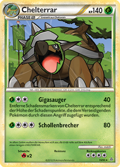 Chelterrar - 10/95 - Reverse Holo - Pokémon TCG - Near Mint