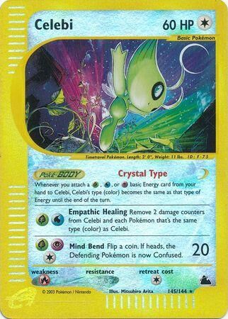 Celebi - 145/144 - Reverse Holo - EN Celebi - 145/144 - Reverse Holo - EN
