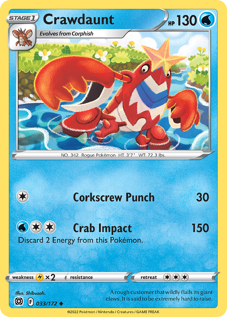 Crawdaunt - 033/172 - EN Crawdaunt - 033/172 - EN