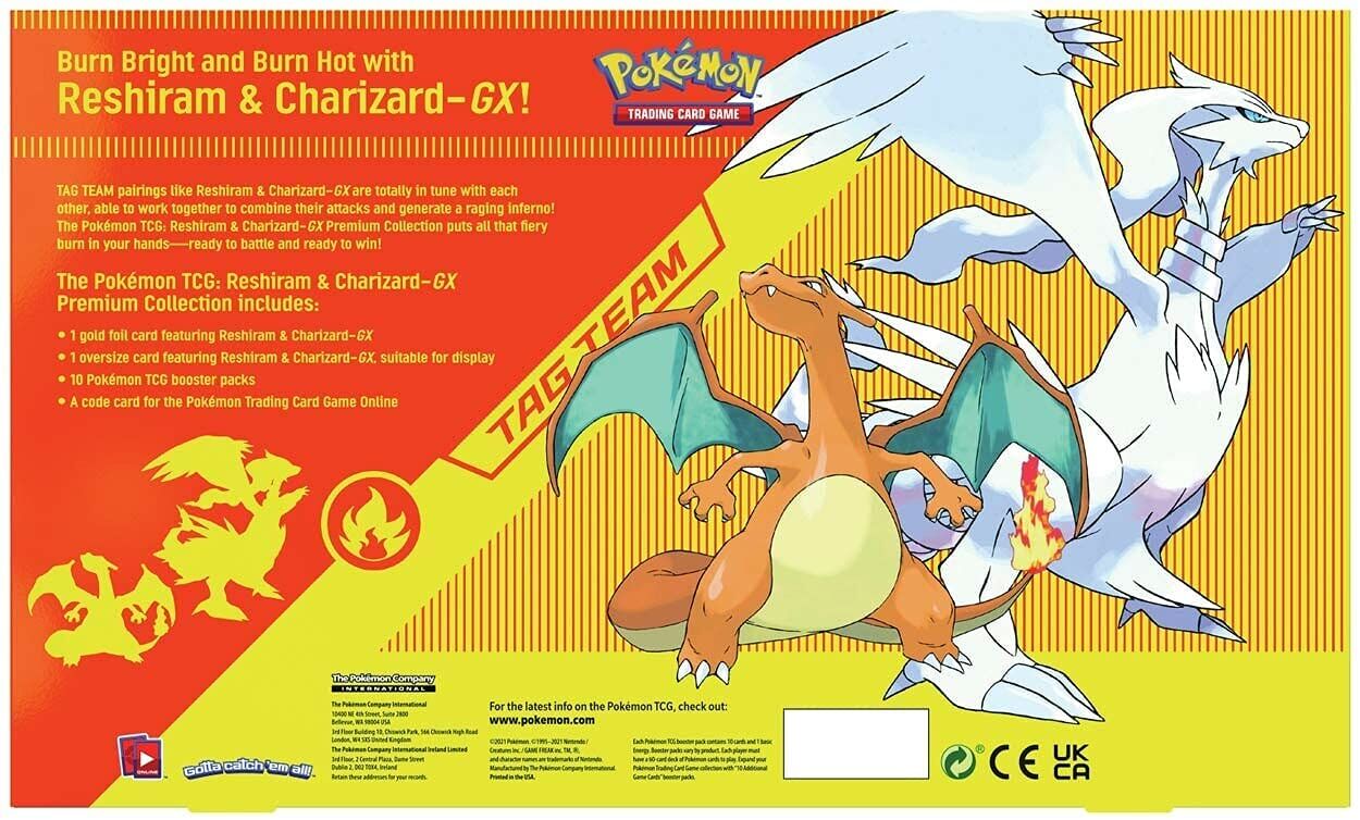 Pokémon Reshiram & Charizard-GX Premium Collection Box - EN