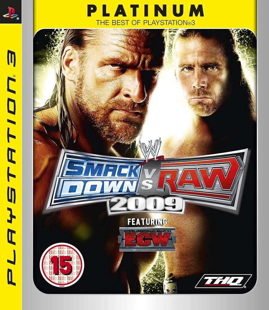 WWE Smackdown vs. Raw 2009 [Platinum] - OVP - PS3 - EN