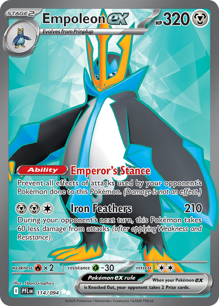 Empoleon ex - 114/094 - EN Empoleon ex - 114/094 - EN