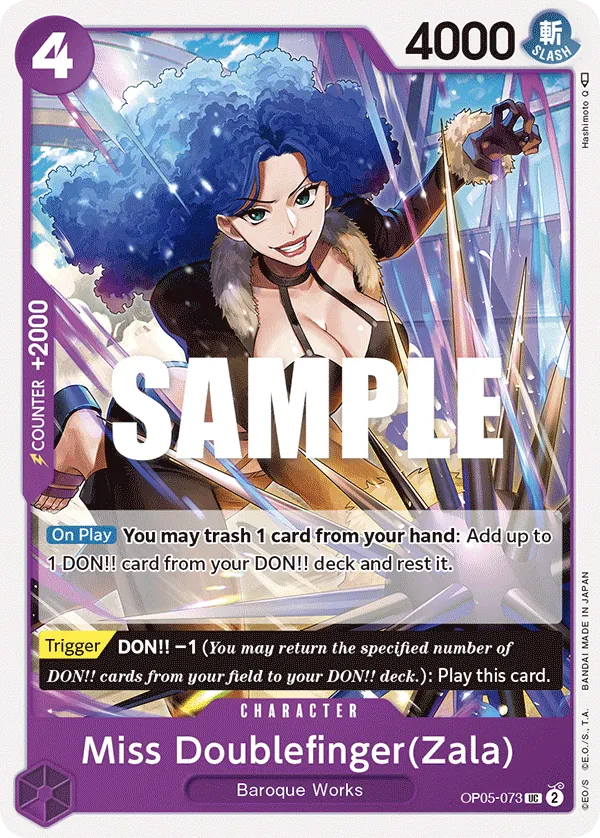 Miss Doublefinger(Zala) - OP05-073