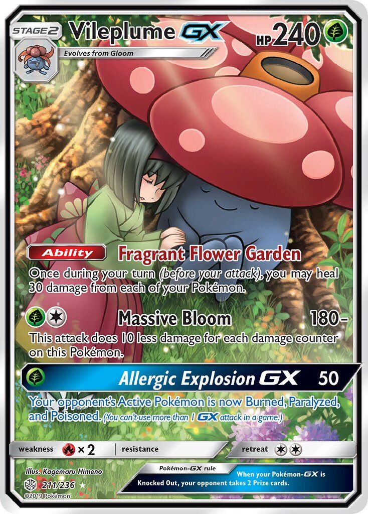 Vileplume-GX - 211/236 - EN