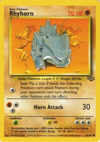 Rhyhorn - 61/64 - Unlimited - EN