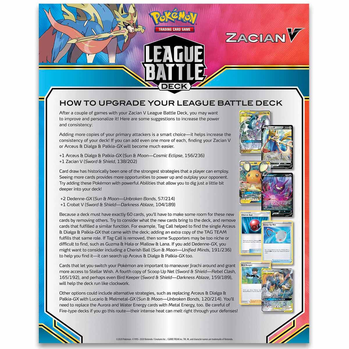 Pokémon League Battle Deck Zacian V - EN