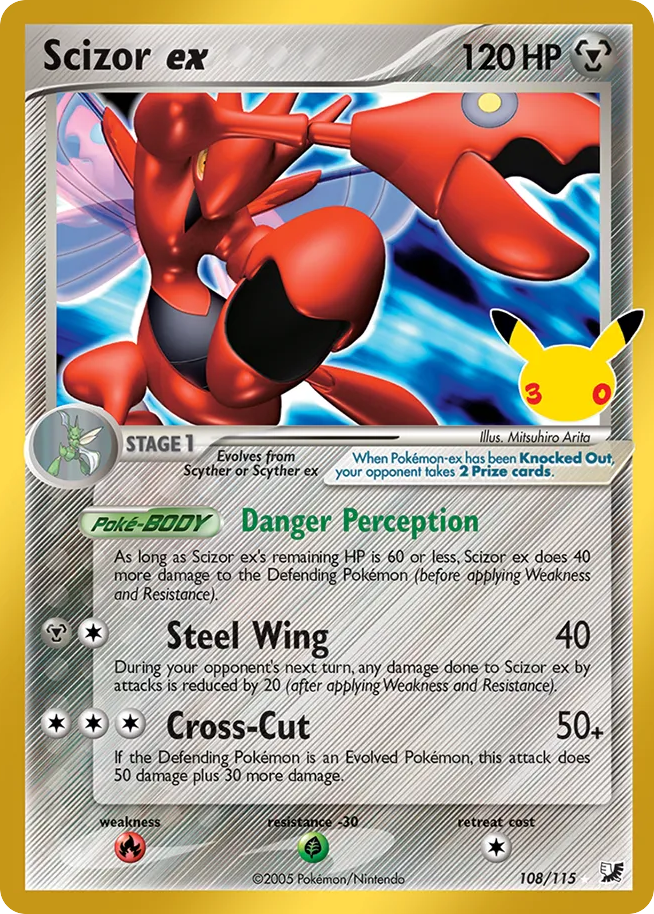 Scizor ex - 108/115 - EN Scizor ex - 108/115 - EN