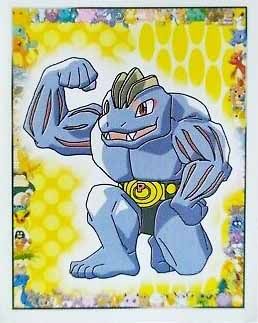 Machoke - 67 - Merlin Sticker Series 1