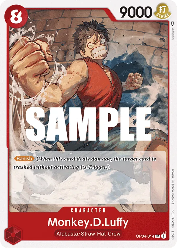 Monkey.D.Luffy - OP04-014 Monkey.D.Luffy - OP04-014