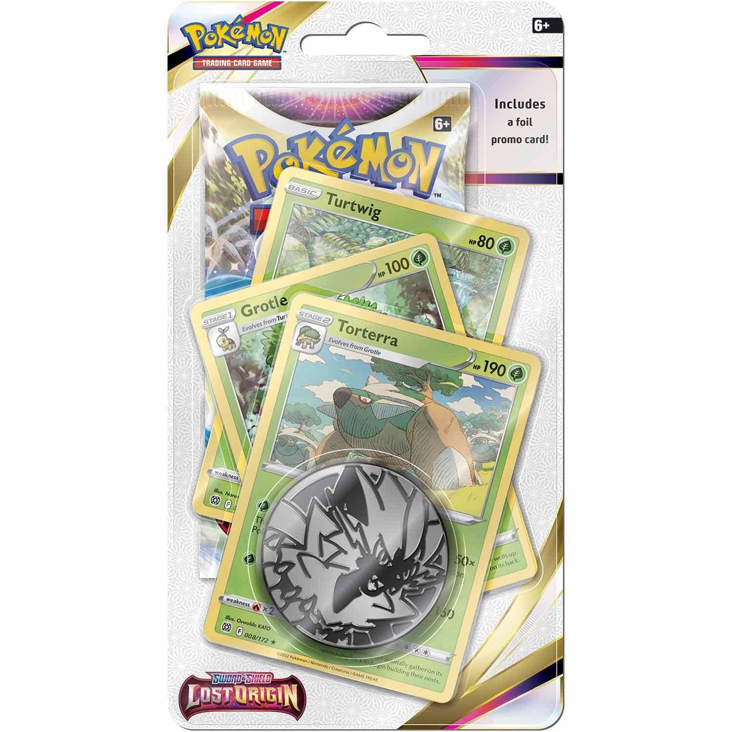 Pokémon Sword & Shield Lost Origin Premium Torterra Checklane Blister - EN