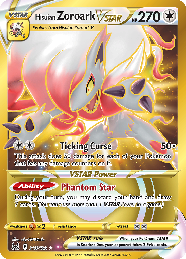 Hisuian Zoroark VSTAR - 213/217 - EN Hisuian Zoroark VSTAR - 213/217 - EN