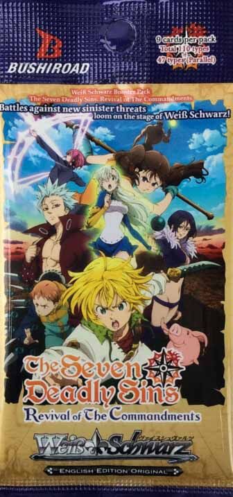The Seven Deadly Sins Revival of The Commandments Booster - 1st Edition - Weiss Schwarz TCG - EN The Seven Deadly Sins Revival of The Commandments Booster - 1st Edition - Weiss Schwarz TCG - EN