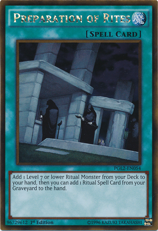 Vorbereitung der Riten - PGL2-054 - Gold Rare - 1. Auflage