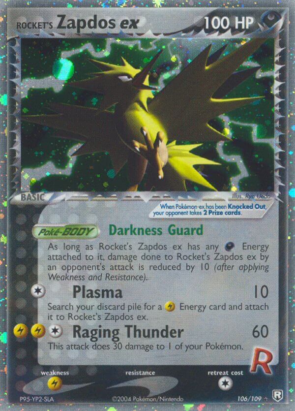 Rocket’s Zapdos ex - 106/109 - EN Rocket’s Zapdos ex - 106/109 - EN