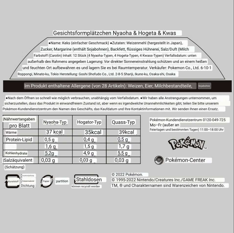 Pokemon Center Original Cookie Tin Sprigatito Fuecoco Quaxly