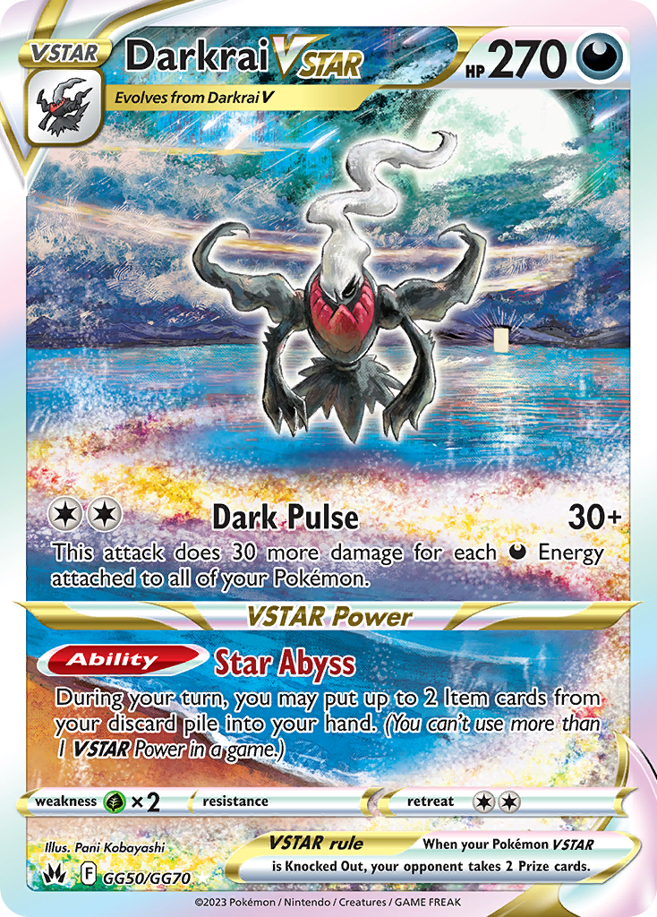 Darkrai VSTAR - GG50/GG70 - EN Darkrai VSTAR - GG50/GG70 - EN