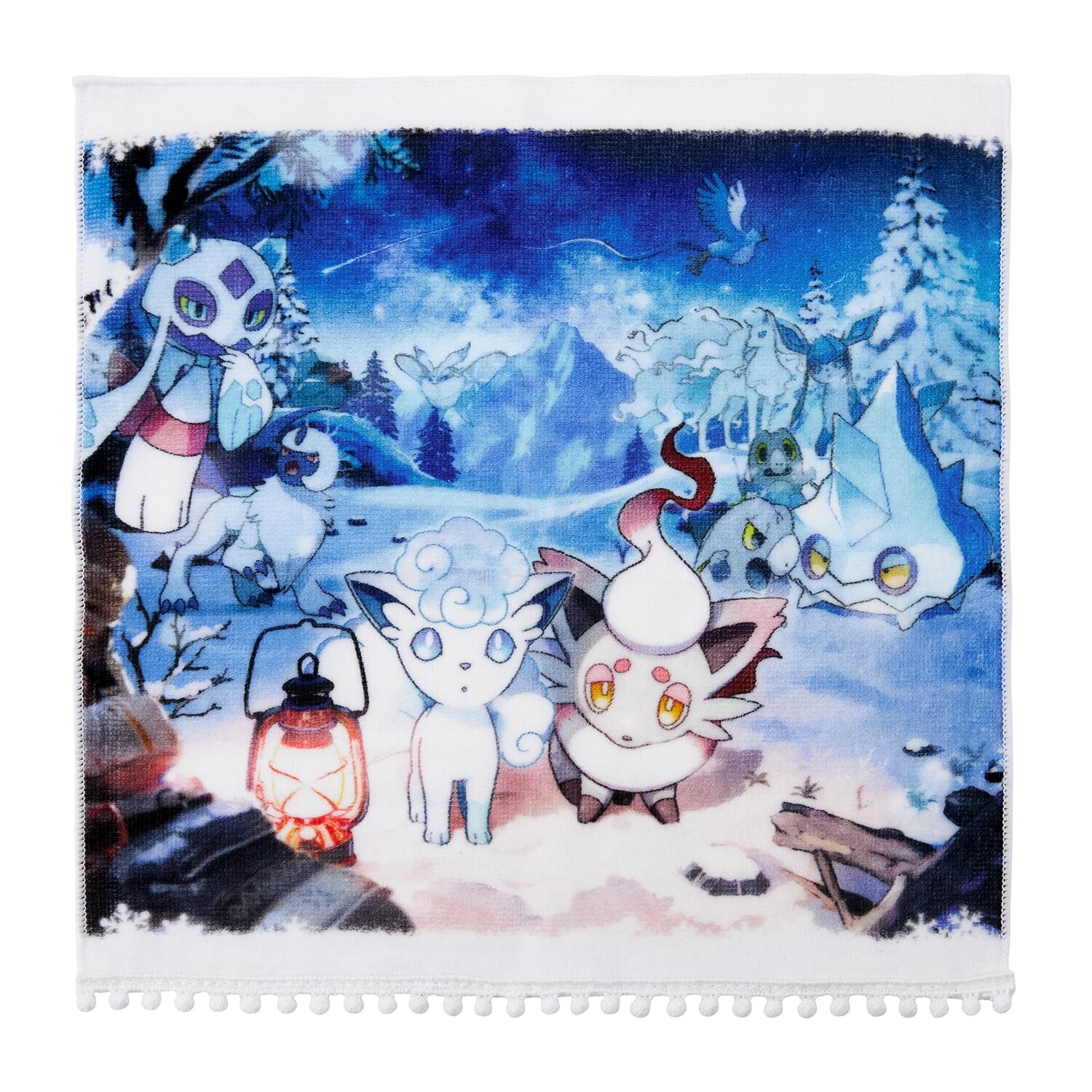 Snowy Gathering Hand towel Snowy Gathering Hand towel