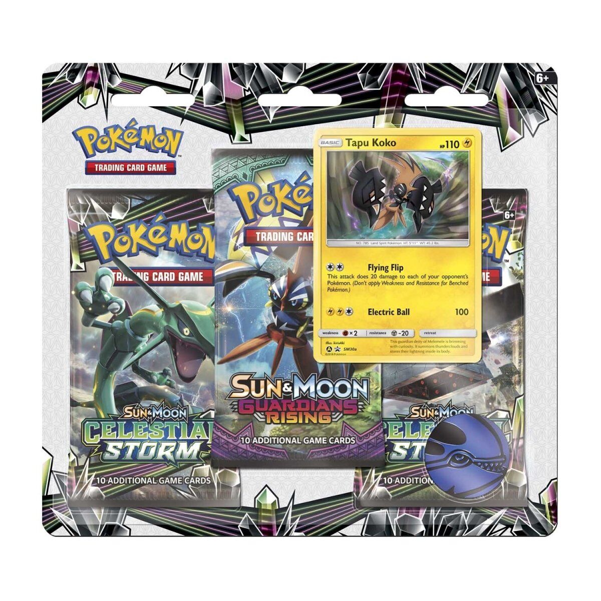Pokémon Sun & Moon Celestial Storm Tapu Koko Collection Blister - EN