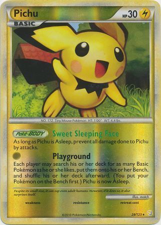 Pichu - 28/123 - Reverse Holo - EN