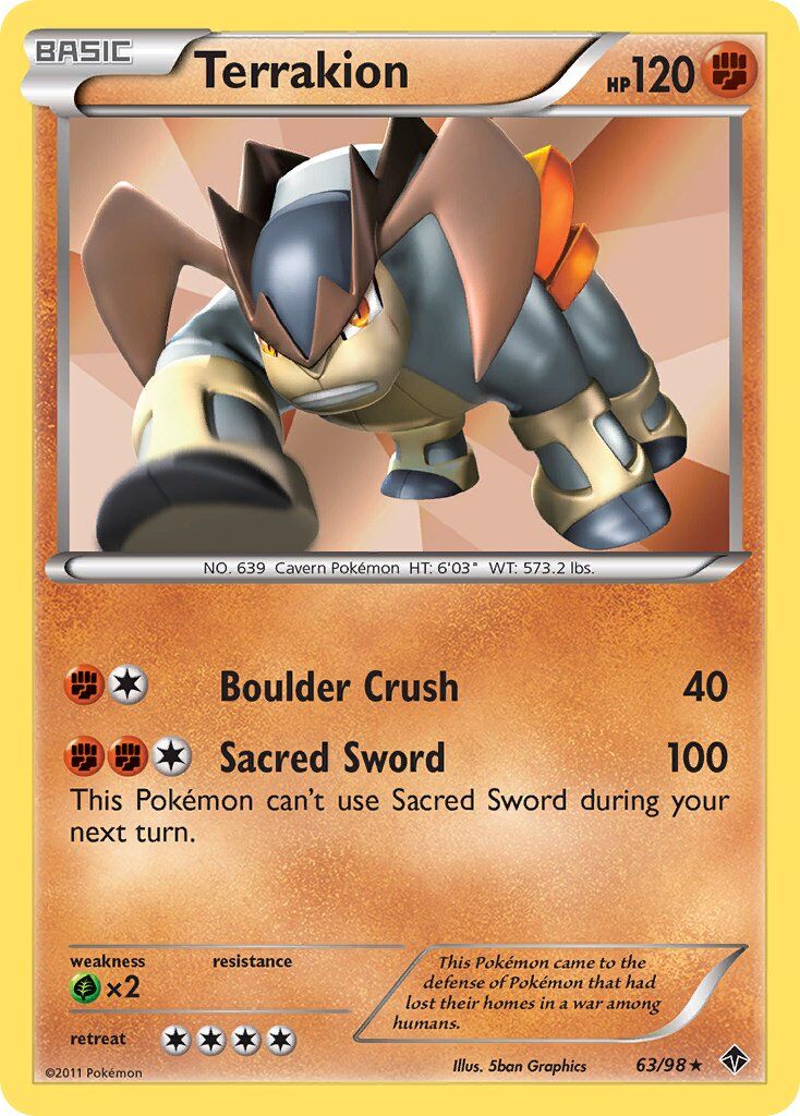 Terrakion - 63/98 - EN