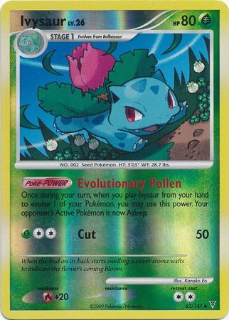 Ivysaur - 62/147 - Reverse Holo - EN