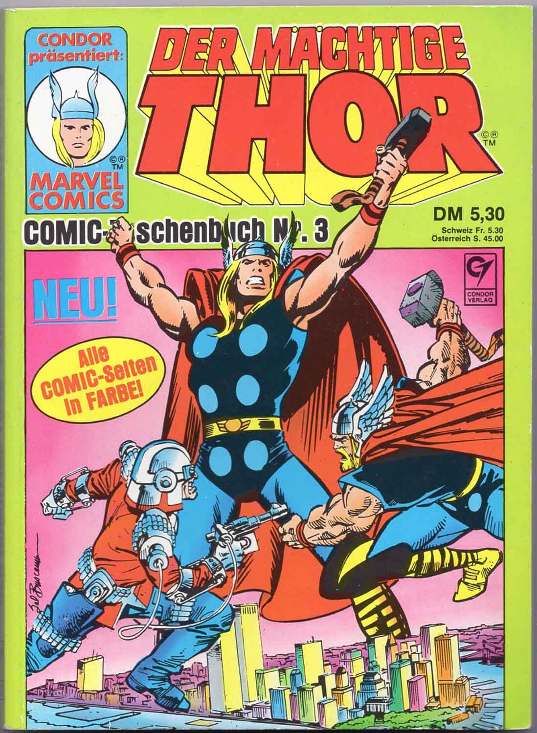 thor_taschenbuch_condor_3 Thor Taschenbuch #3 - Zustand 1 Sehr Gut