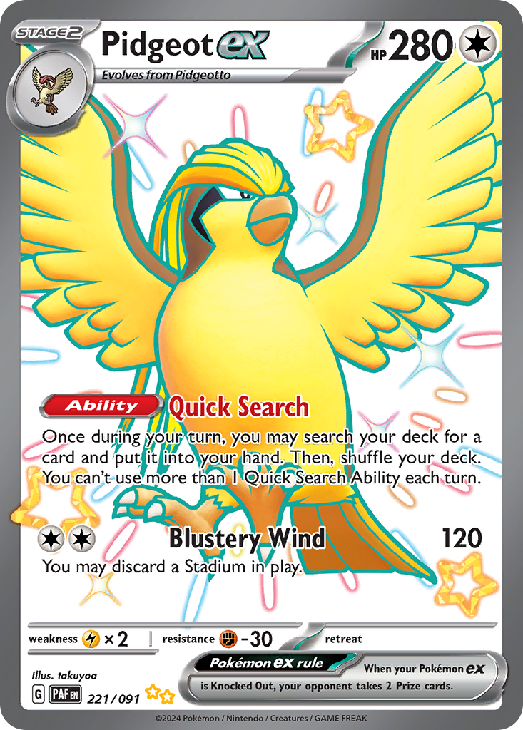Pidgeot ex - 221/91 - EN