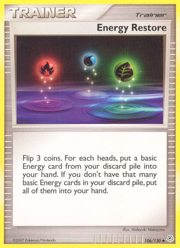 Energy Restore - 106/130 - EN Energy Restore - 106/130 - EN