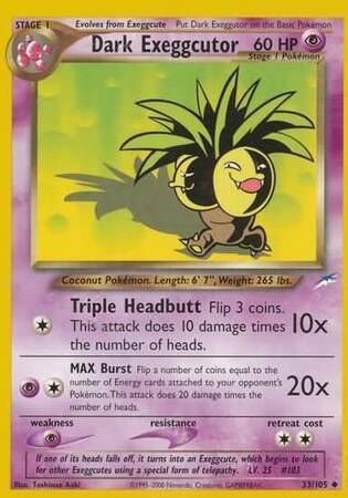 Dark Exeggutor - 33/113 - Unlimited - EN