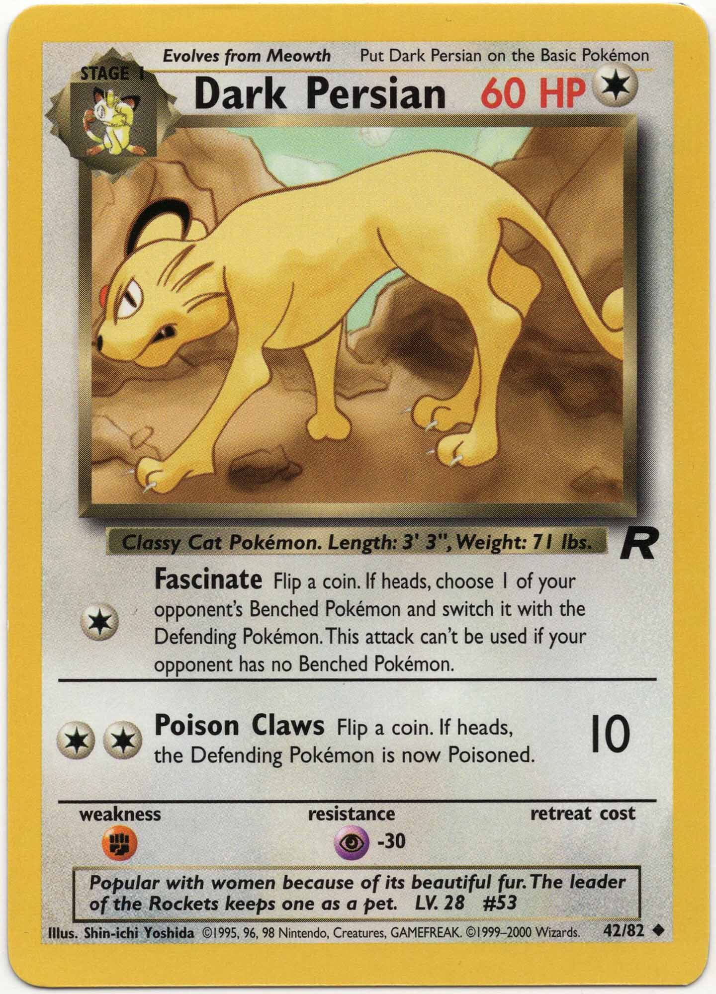 Dark Persian - 42/82 - Pokémon TCG