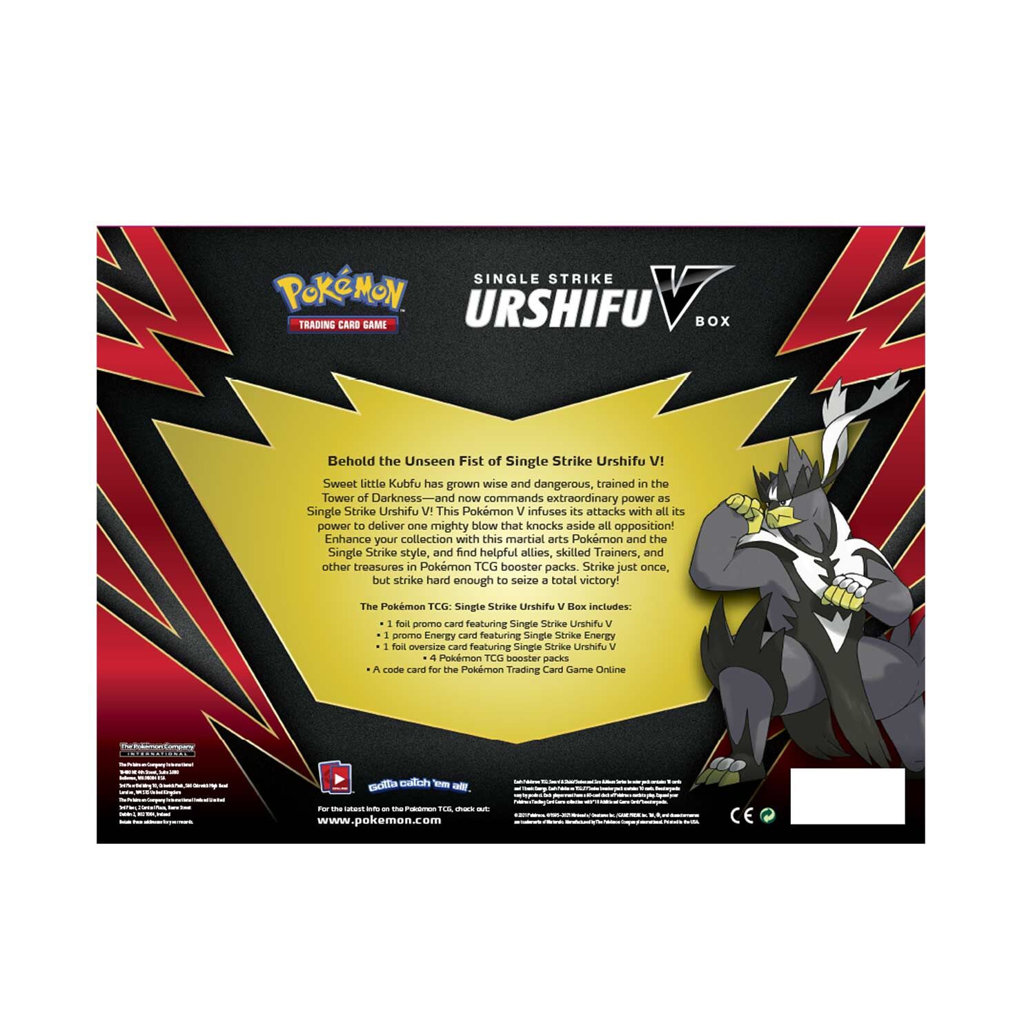 Pokémon Single Strike Urshifu V Collection Box - EN